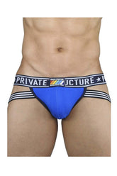 Structure privée EPUY4004 Pride Jockstrap Couleur Freedom Blue